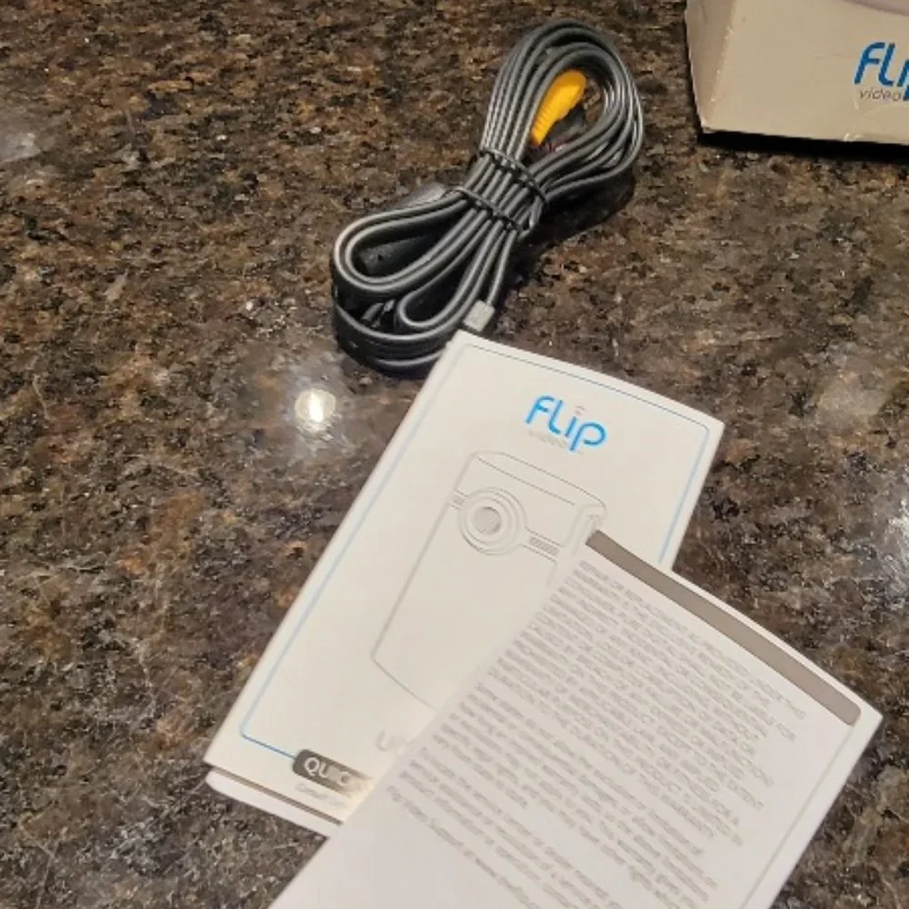 Flip Video 4 GB Camcorder-White